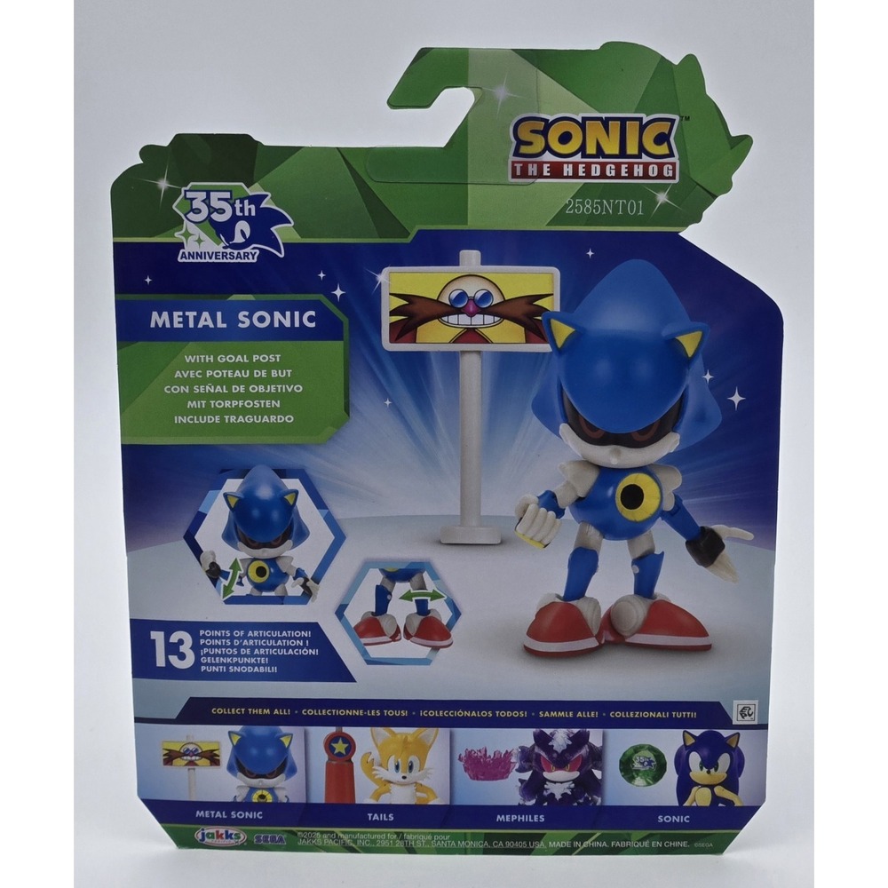 Sonic the Hedgehog 35th‎ Anniversary Metal Sonic Figure w Accessories New - Picture 3 of 6